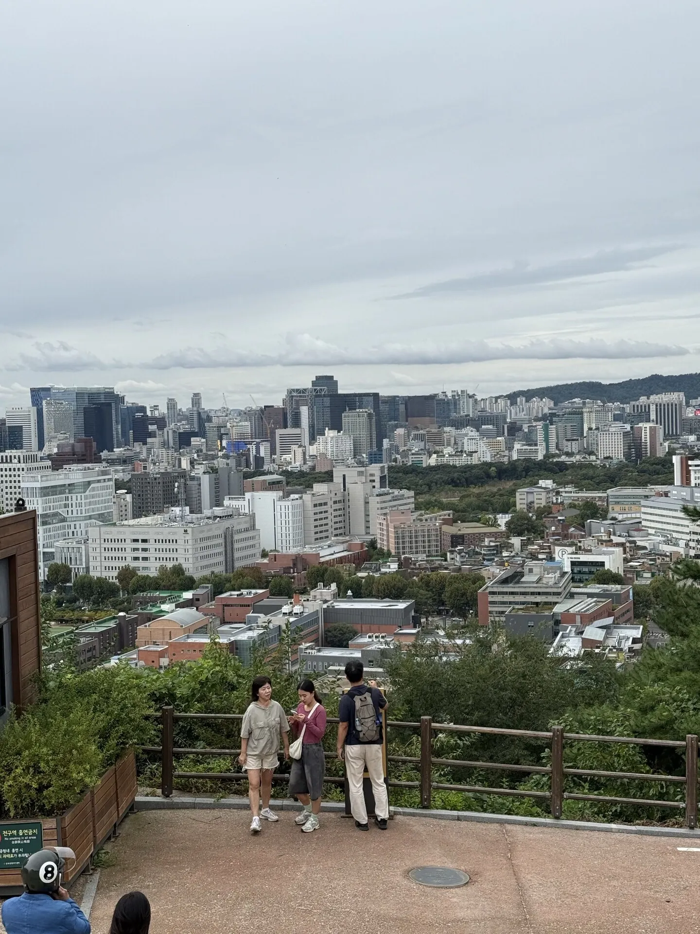Seoul skyline from Namsan Park