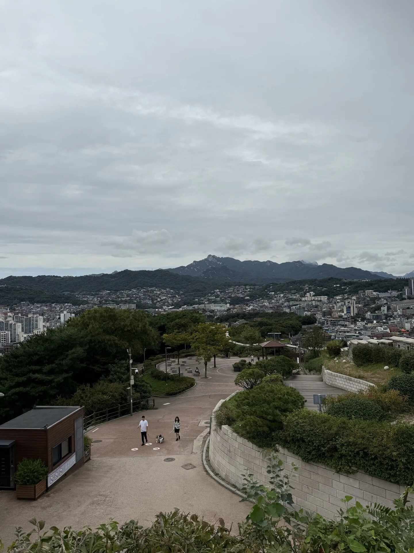 Seoul skyline from Namsan Park