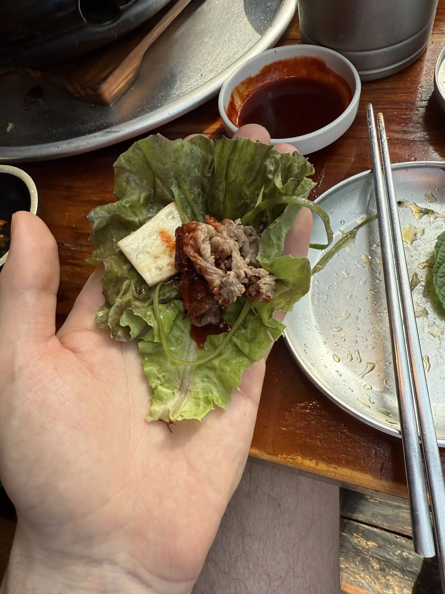 Restaurant somewhere near Gangnam